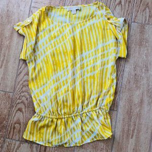 Michael Kors Bright Yellow Blouse